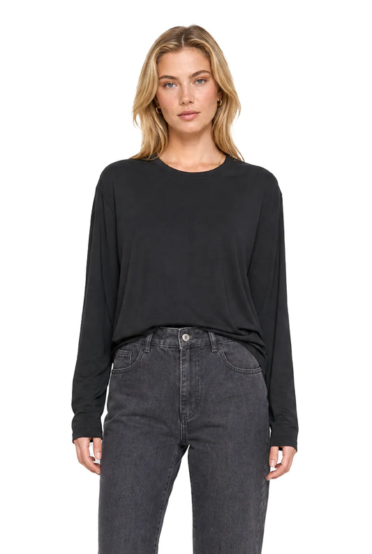 Jeanswest CloudSoft Aussie Modal Crew Long Sleeve Tee S6A-62-271012