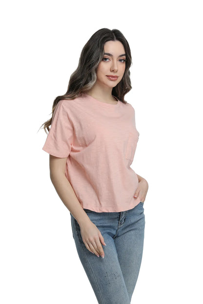 S6A-52-273034 Effortless Cotton Batwing Tee